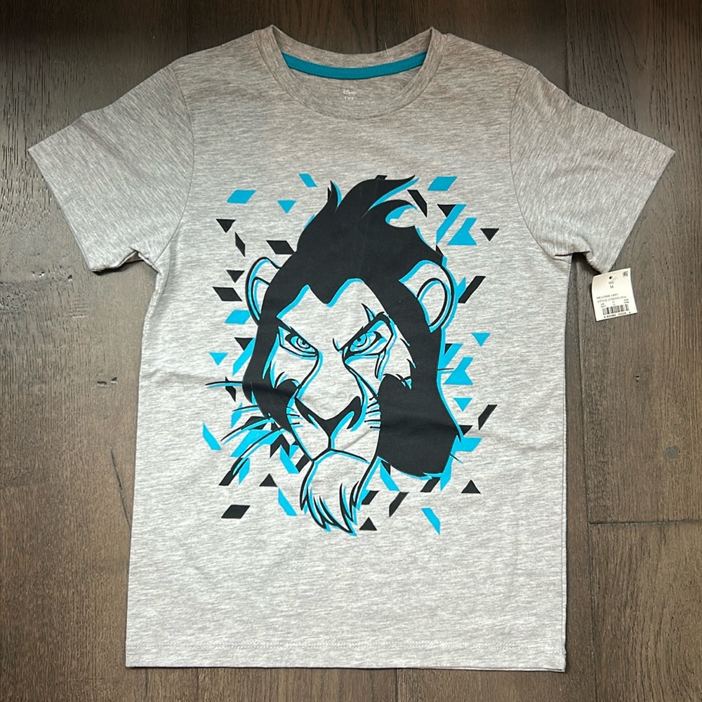 Disney Lion King Scar shirt. NWT. Youth Medium